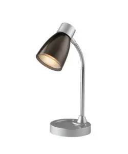 Lampada da tavolo 'arkimede' in metallo nero, 40w